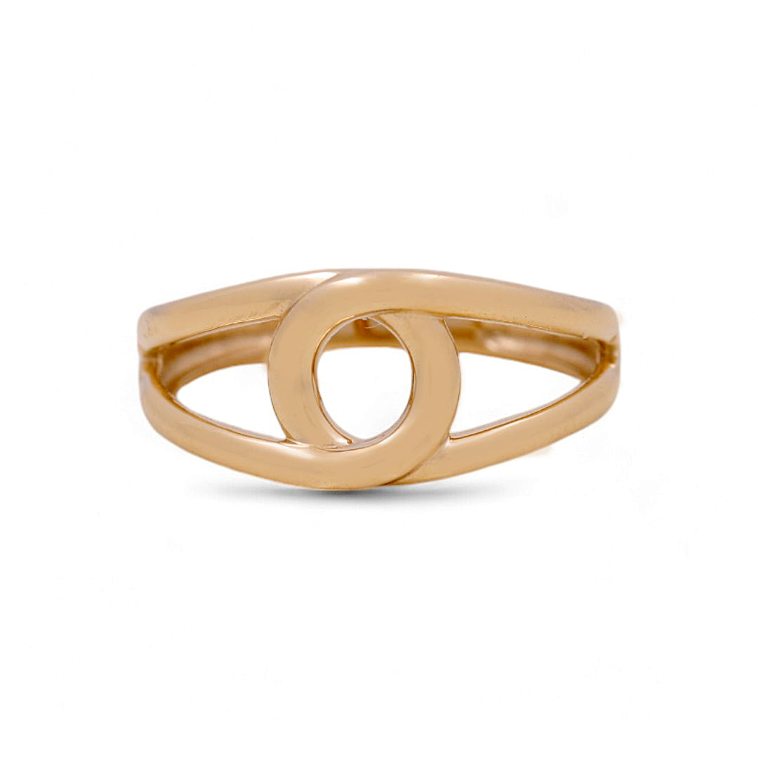 14K Yellow Gold Woman’s Fashion Ring / Size: 6.5 / Weight: 2.2 GR / IEEWR4FS-1