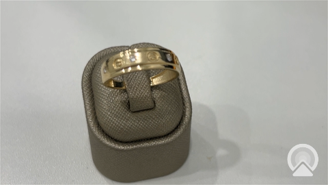 14K Yellow Gold Men’s CT Wedding Band / Size: 10 / Weight: 2.6 GR / CPMWB4BSCT-1