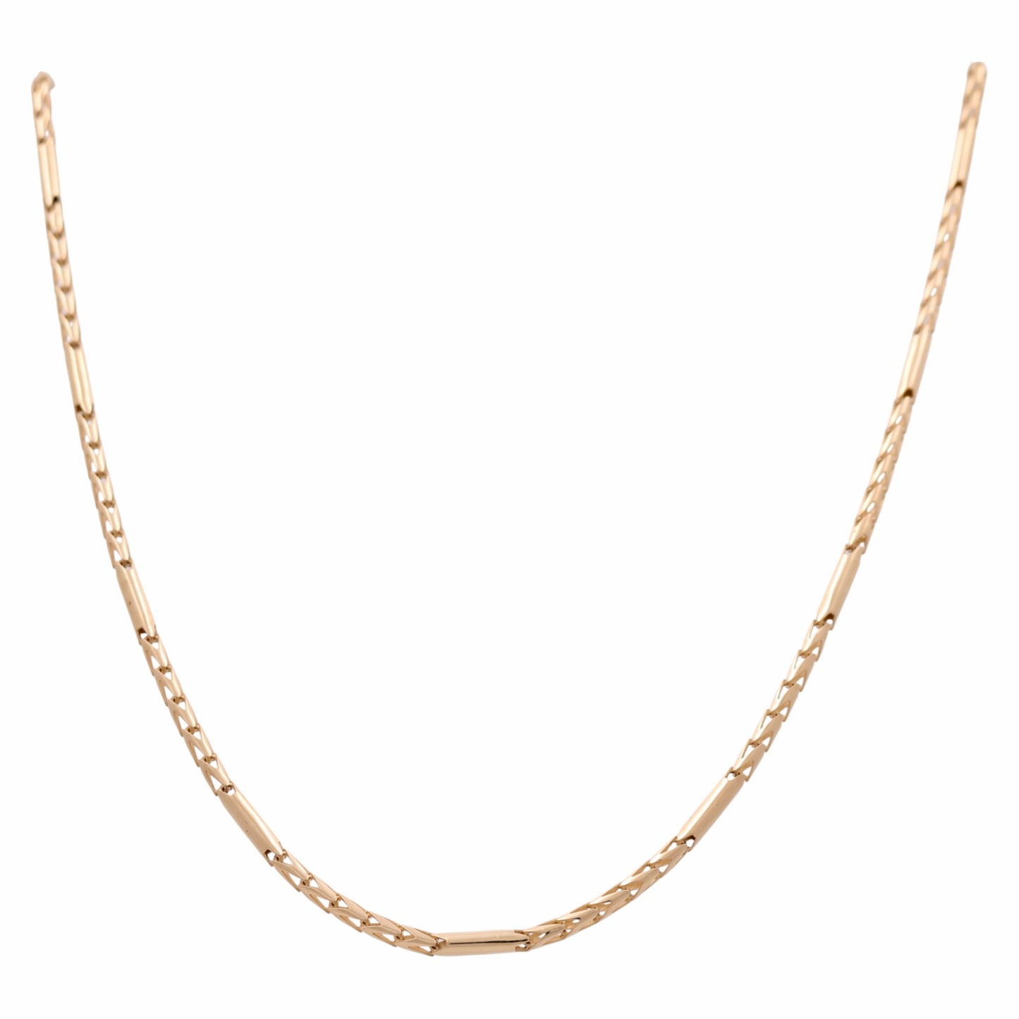 14K Yellow Gold Fashion Link Chain / Size: 24” / Weight: 17.2 GR / DQCH4FS