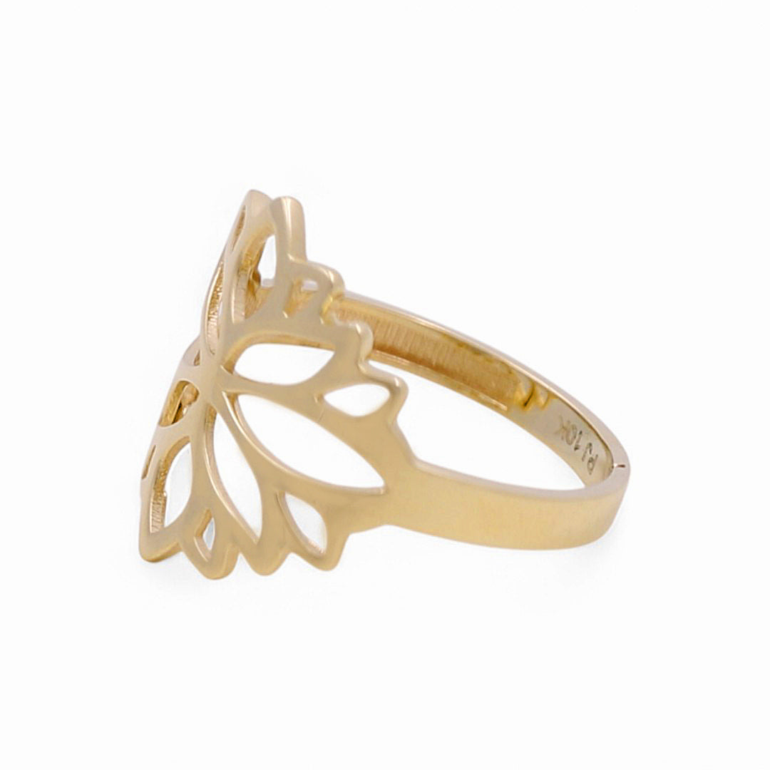 10K Yellow Gold Fashion Women's Ring / Size: 7 / Weight: 1.5 GR / DPWR0FS-12