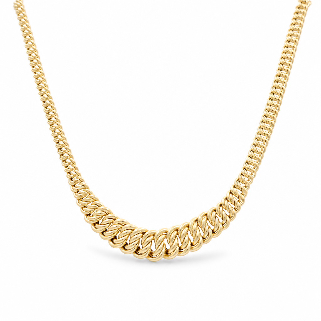 14K Yellow Gold Women's Necklaces Princess / Size: 18'' / Weight: 21.0 GR / 169-00179