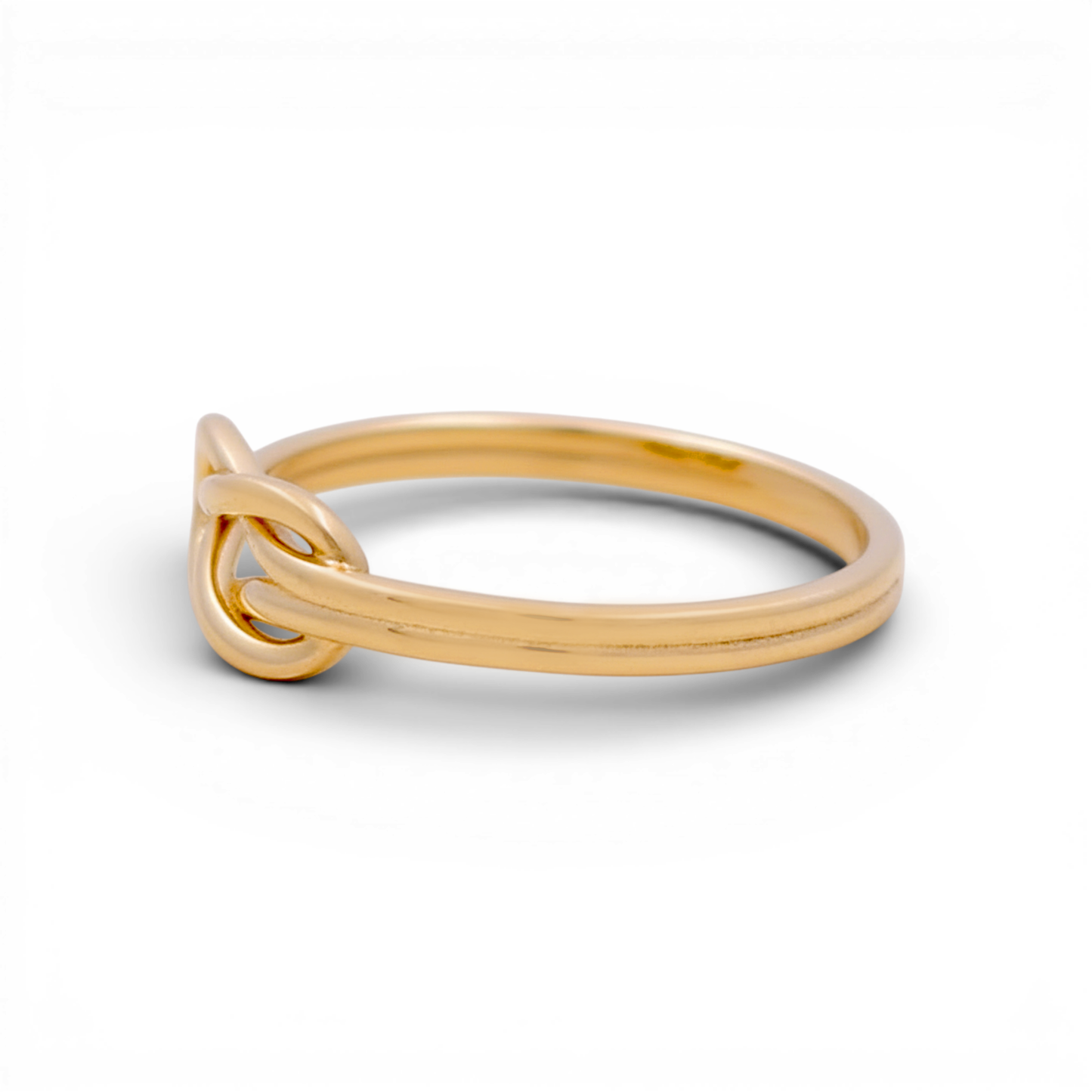 14K Yellow Gold Fashion Knot Women's Ring / Size: 7.5 / Weight: 2 GR / Y24-291