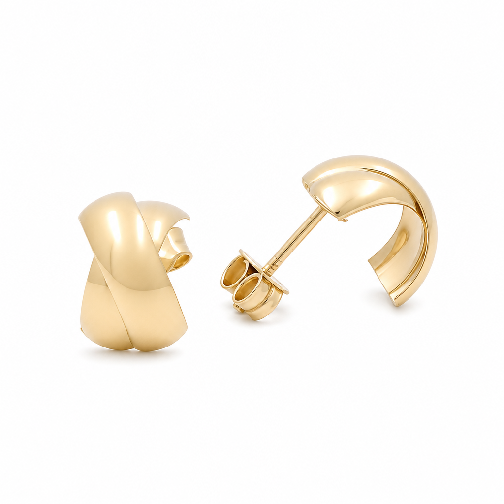 10K Yellow Gold Fashion Earrings / Weight: 1.4 GR / ORC162