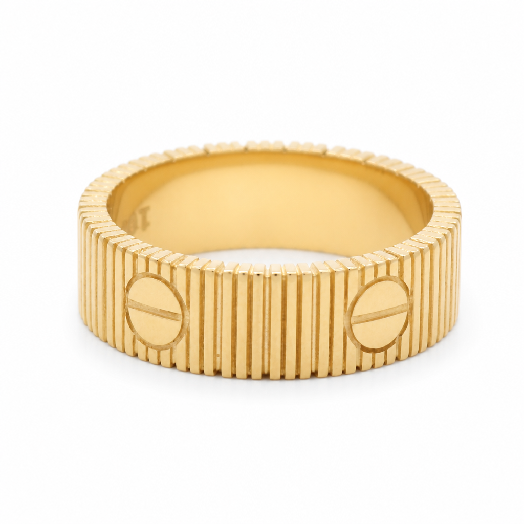 10K Yellow Gold Fashion Women's Ring / Size:7 / Weight: 2.5 GR / DQWR0CT-2