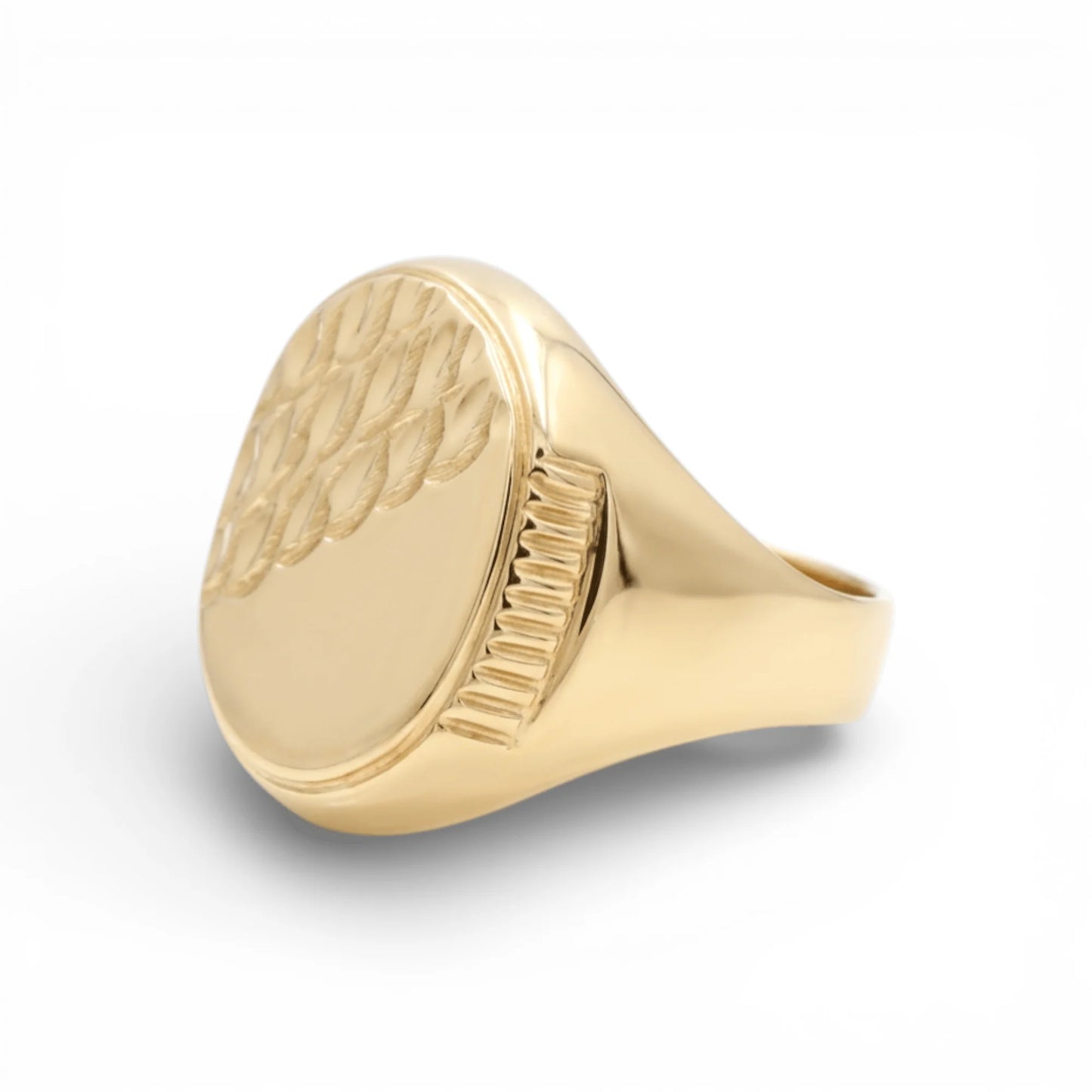 10K Yellow Gold RD Fashion Men’s Ring / Size 10.5 / Weight: 4.7 GR / DQMR0FS-4