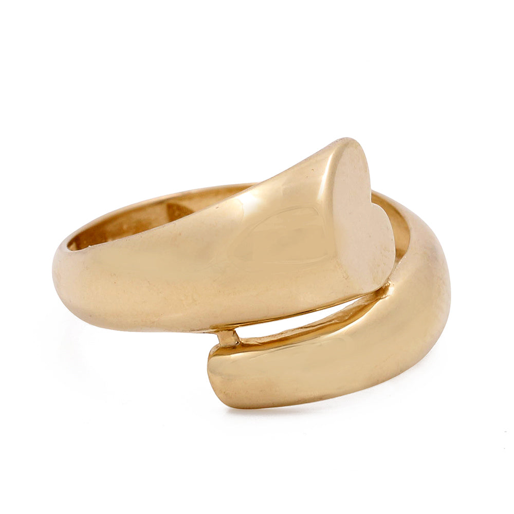 14K Yellow Gold Fashion Heart Women's Ring