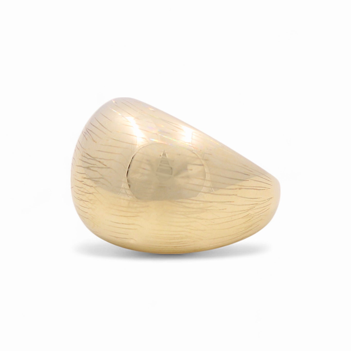 10K Yellow Gold Dome Illusion Women's Ring / Size: 7.5 / Weight: 3.5 GR / DQWR0FS-15