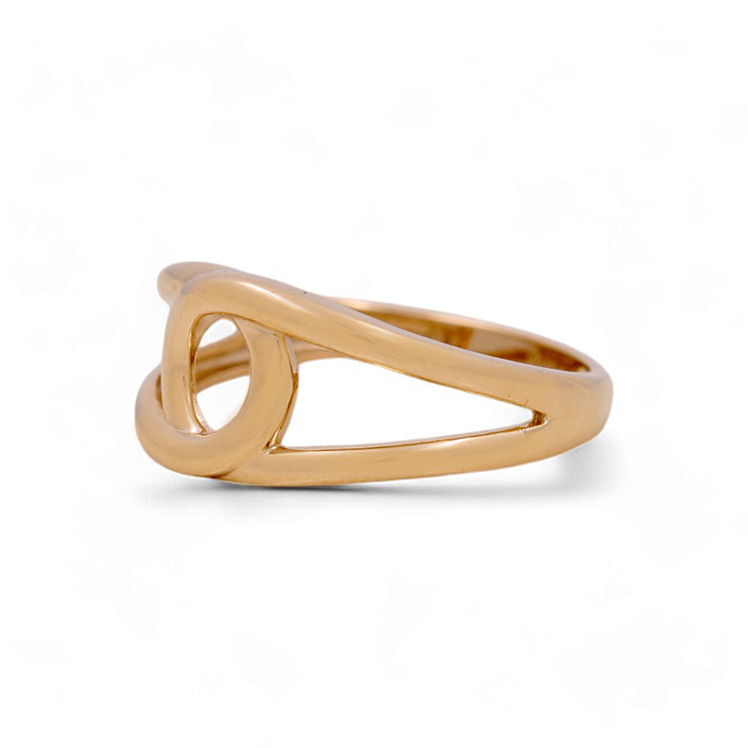 14K Yellow Gold Woman’s Fashion Ring / Size: 6.5 / Weight: 2.2 GR / IEEWR4FS-1