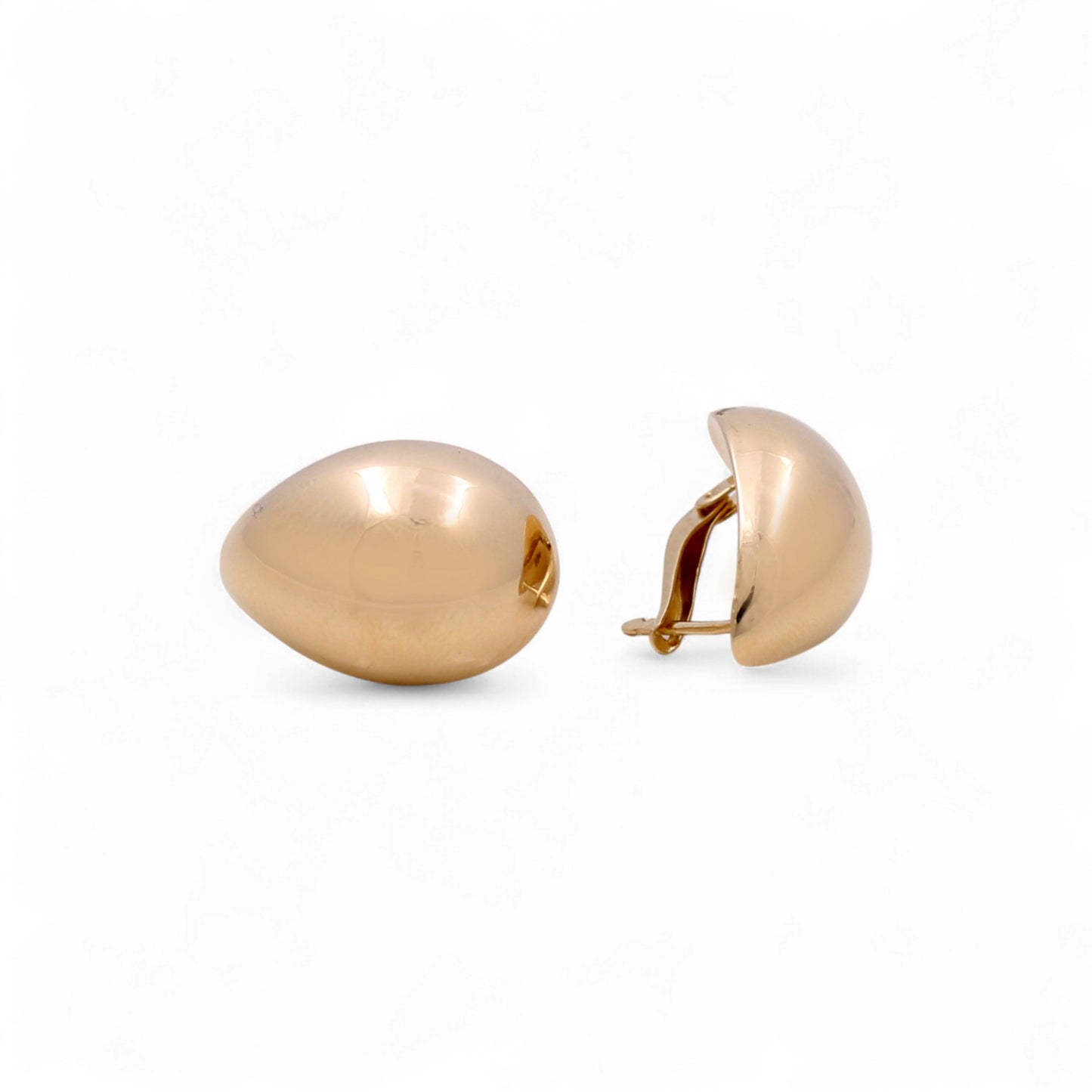 14K Yellow Gold Fashion Women's Drops Earrings / Weight: 3.6 GR / DQED4FS