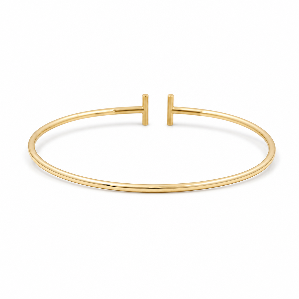 14K Yellow Gold Fashion Tiffany Bracelet / Size: / Weight: 3.4 GR / DQBB4TF-1