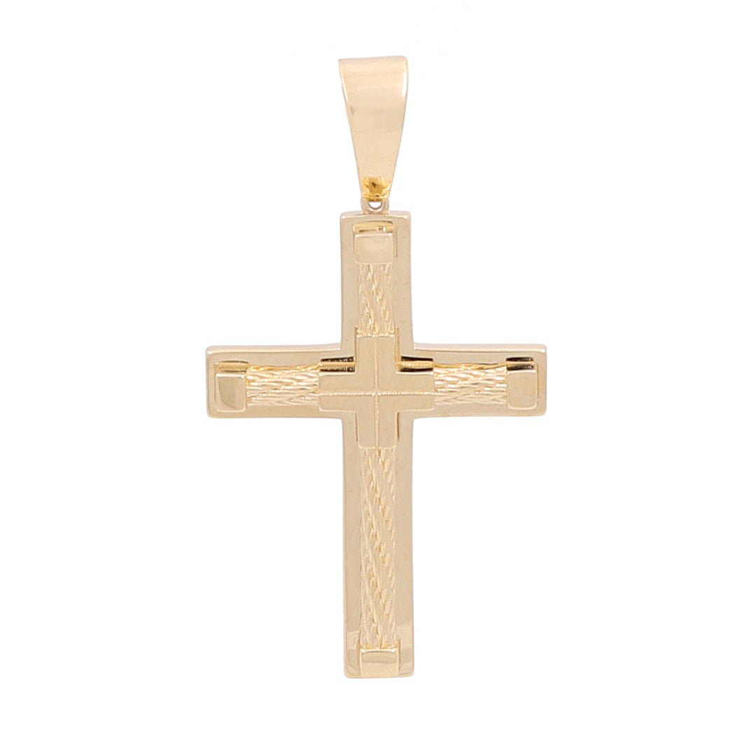 14K Yellow Gold Cross Pendant / Weight: 5.8 GR / 774-00143