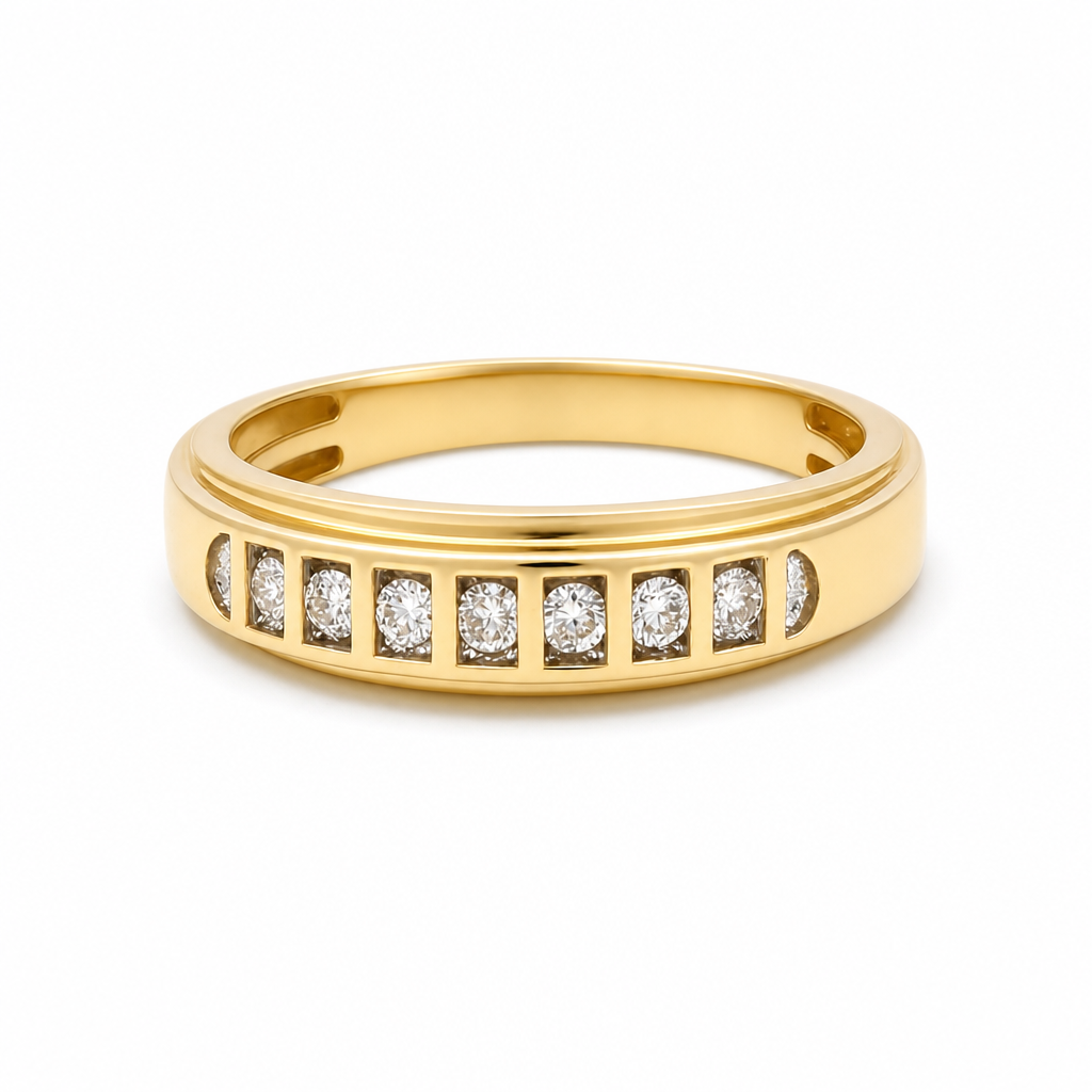 10K Yellow Gold Diamond Trio Set Ring / Stone: 1.00CT Dia / Size: 7 & 10 / 285800Y