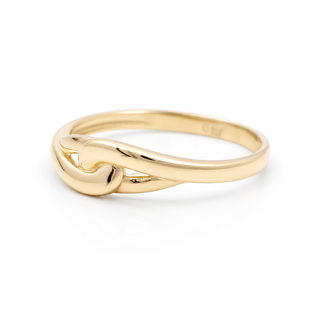 10K Yellow Gold Fashion Women's Ring / Size: 8 / Weight: 1.5 GR / DQWR0FS-83