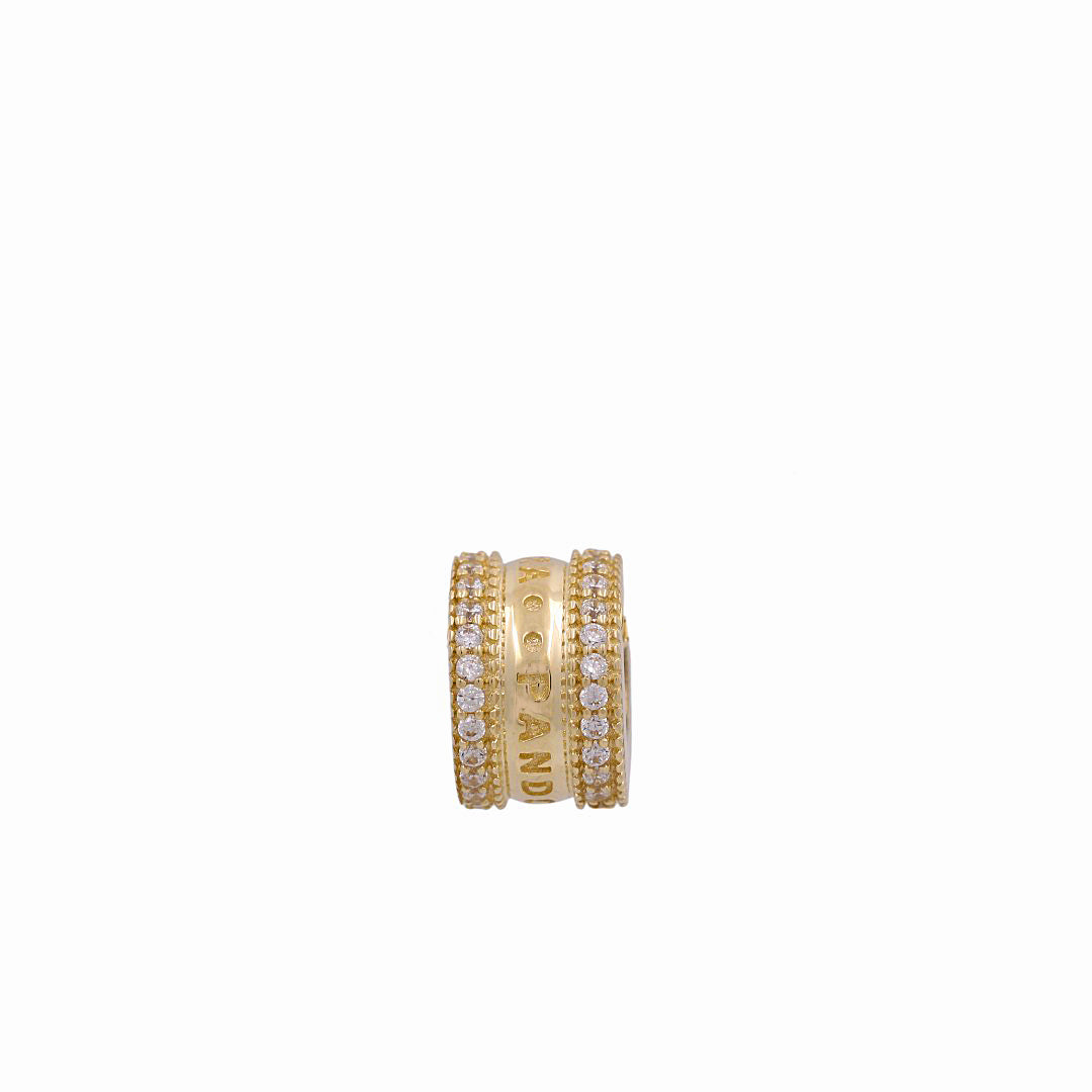 14K Yellow Gold Fashion Bracelet Charm / Weight: 1.8 GR / Stone: Cz / P24CH-138