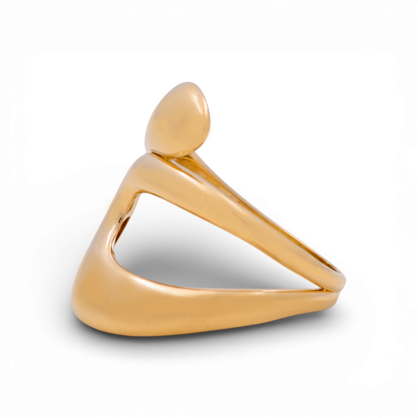 14K Yellow Gold Fashion Women's Ring / Size: 8 / Weight: 1.8 GR / Y25-983