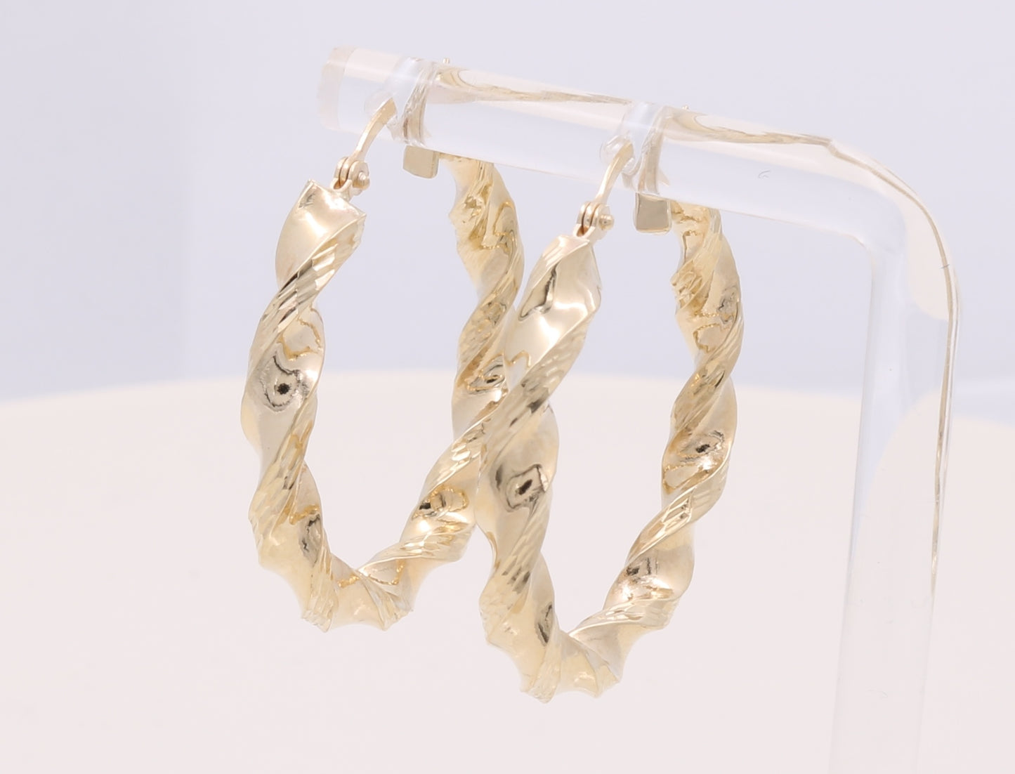 BAEH0TR3x25-1 10K B Size 3mm x 25mm Weight 2.2gr Torcidas Earring Hoops
