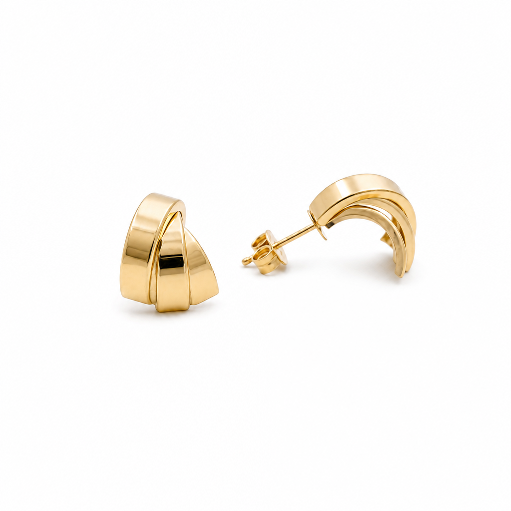 10K Yellow Gold Fashion Earrings / Weight: 2.4 GR / ORC181