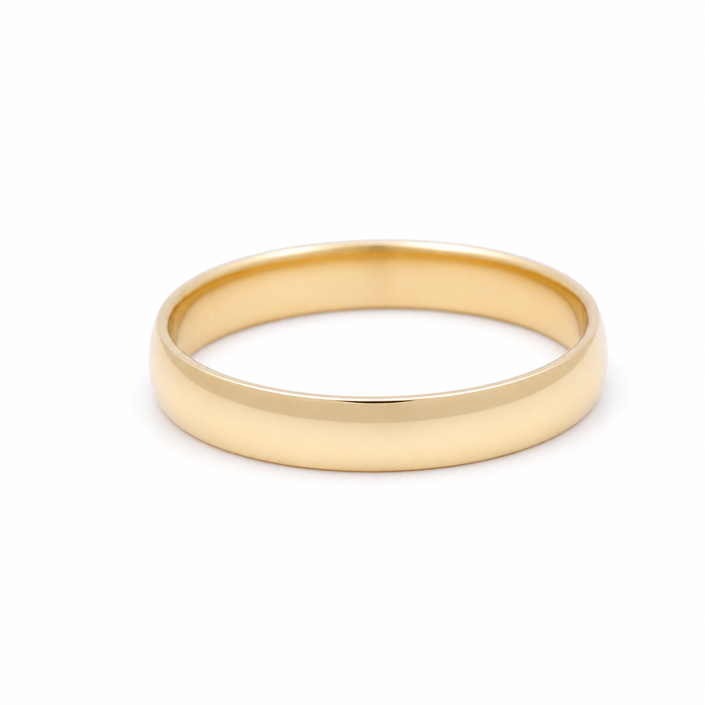 14K Yellow Gold Men's Wedding Band / Size: 9.75 / 4MM / Weight: 3.3 GR / WBEEMWB4PL