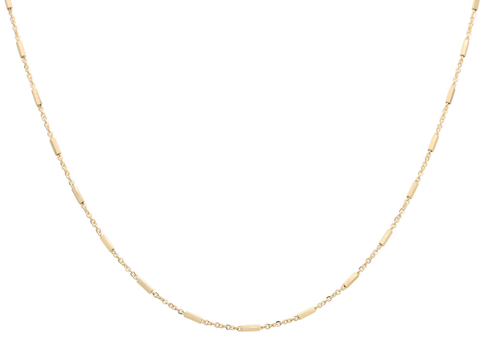 14K Yellow Gold Nut Links Chain