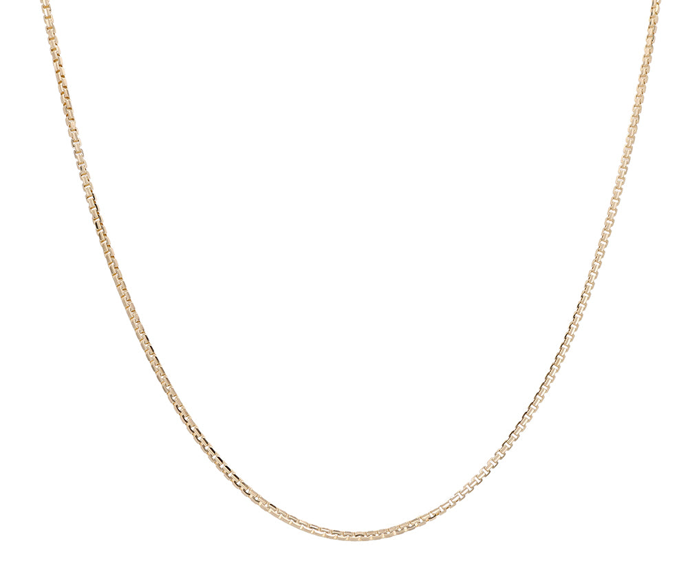 14K Yellow Gold Italian Link Necklace
