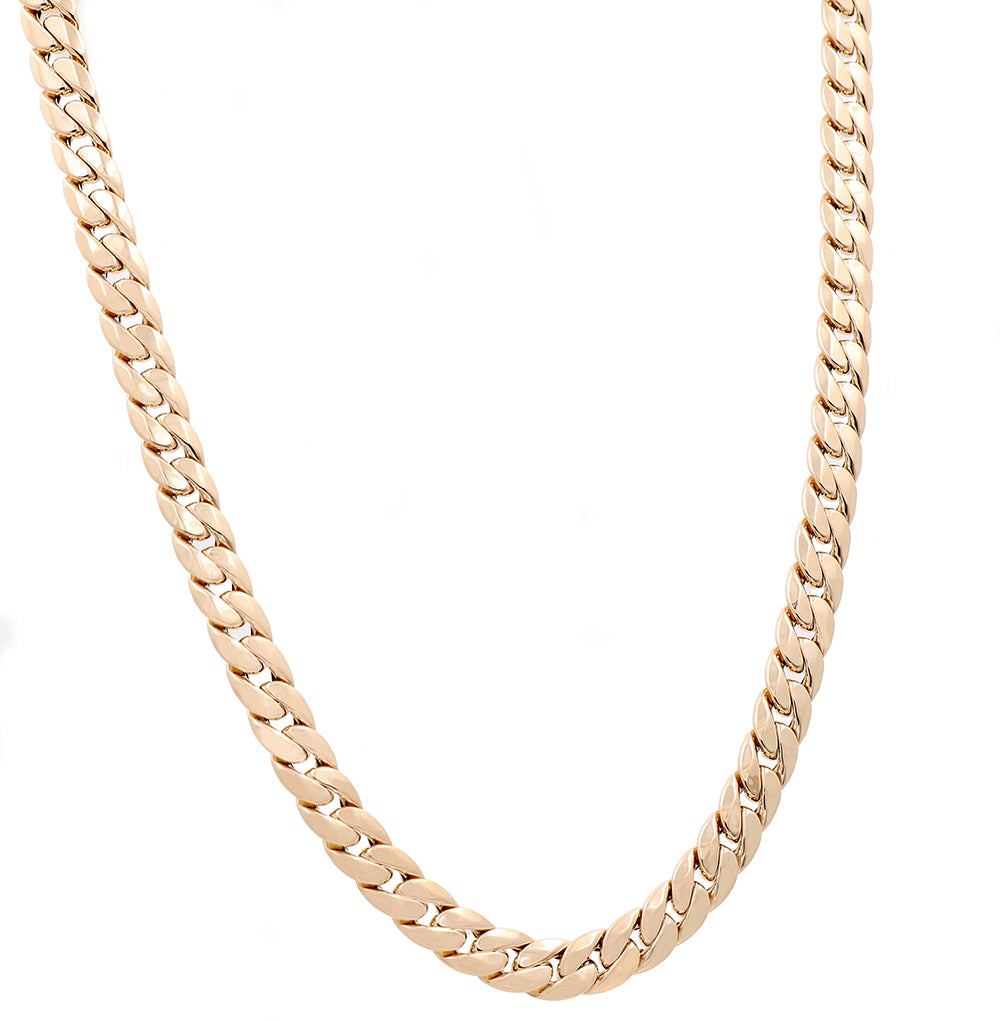 14K Yellow Gold Cuban Links Chain