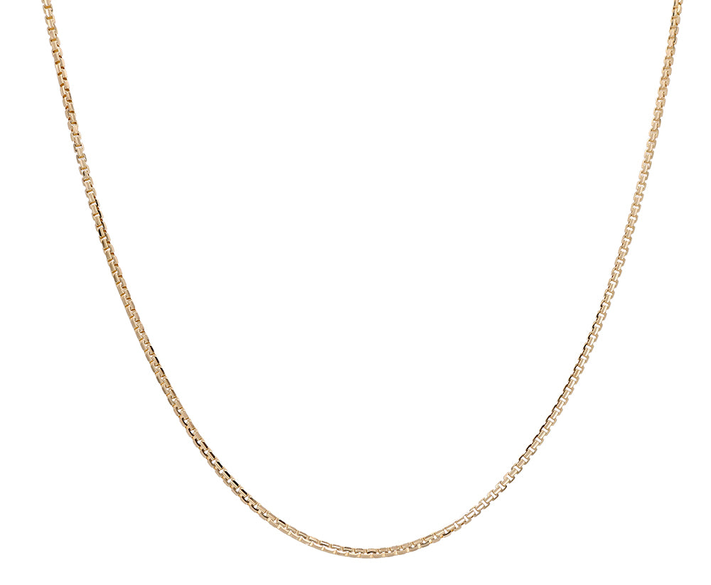 14K Yellow Gold Italian Fashion Link Necklace