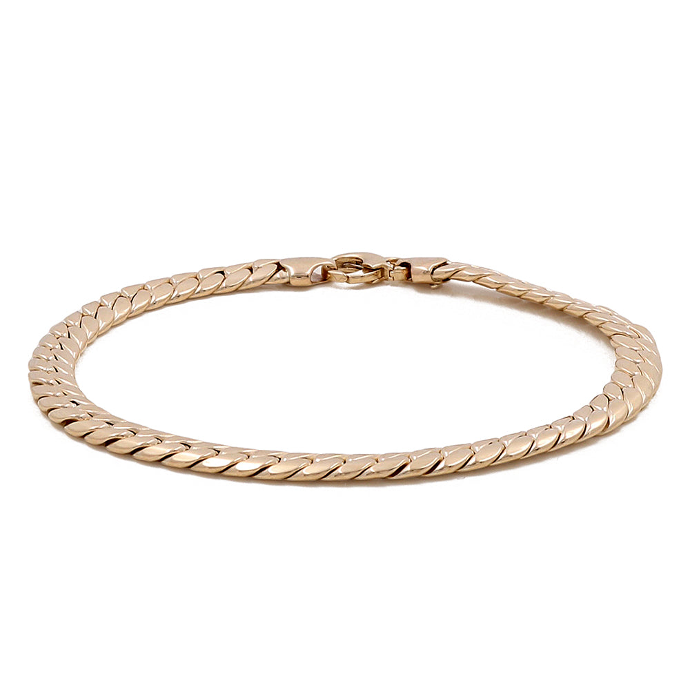 14K Yellow Gold Cuban Links Bracelet