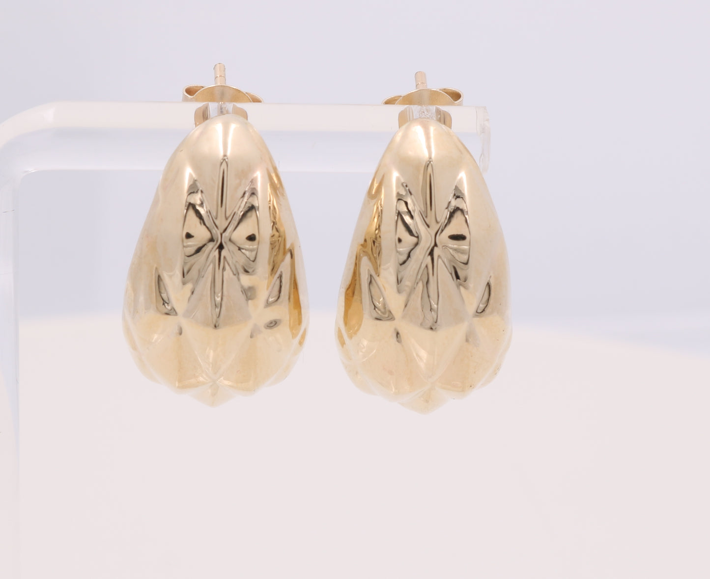 14K Yellow Gold Fashion Earrings