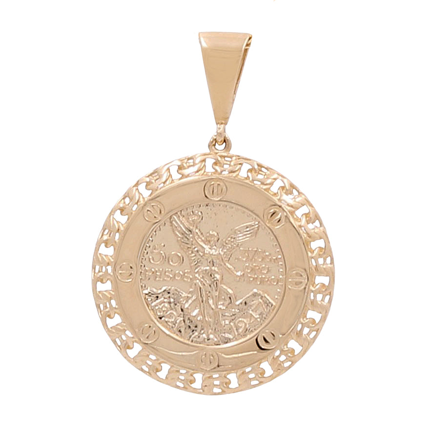 14K Yellow Gold Lady Liberty Coin Pendant