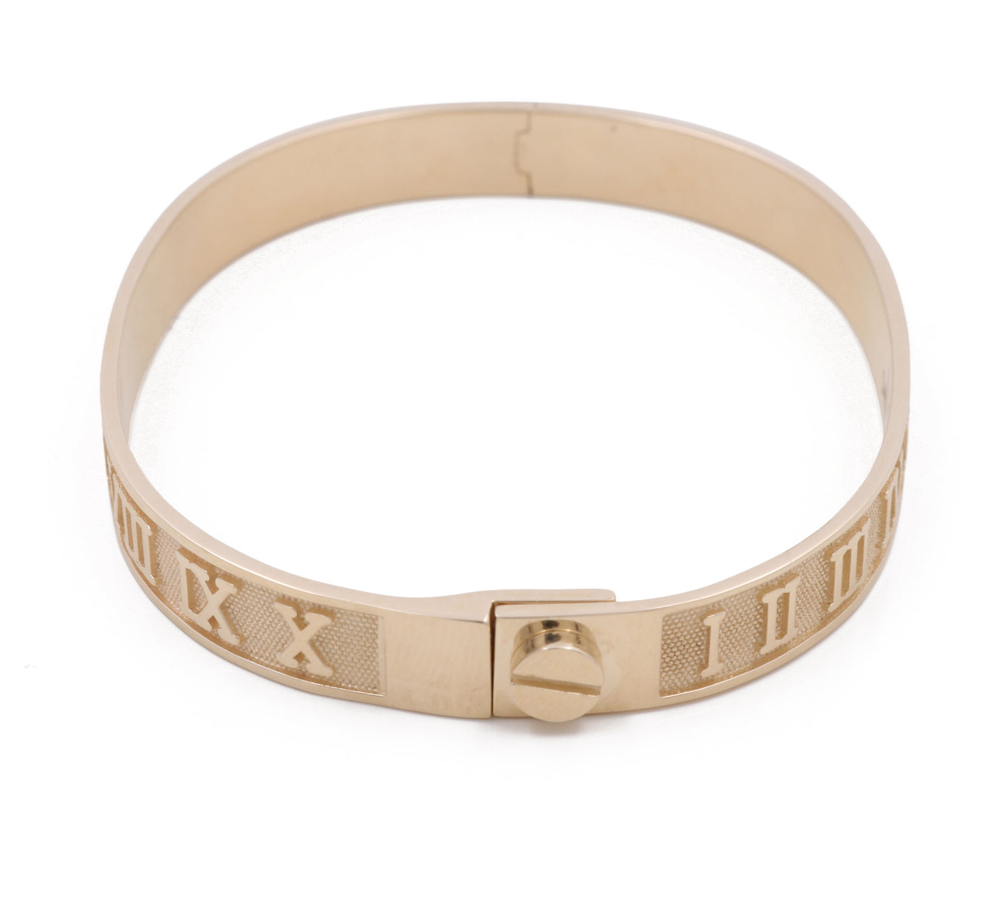 14K Yellow Gold Fashion Cuff Bracelet