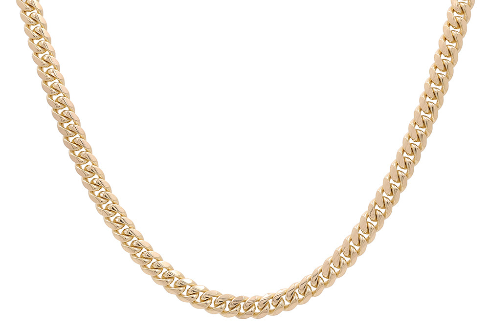14K Yellow Gold Cuban Link Chain