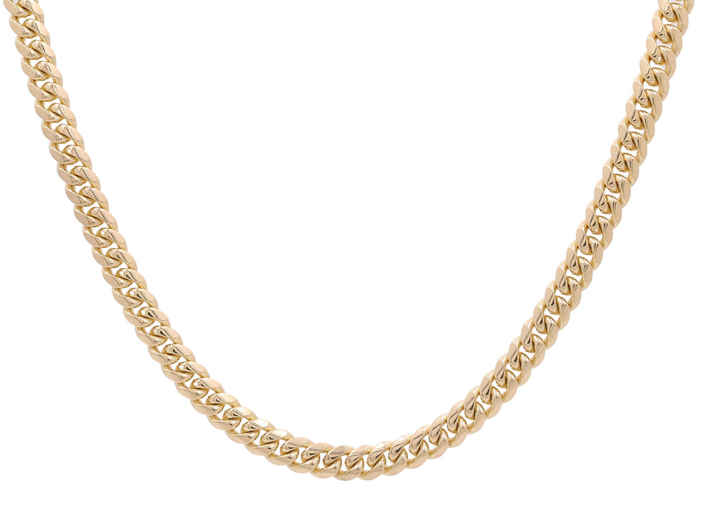 14K Yellow Gold Cuban Link Chain