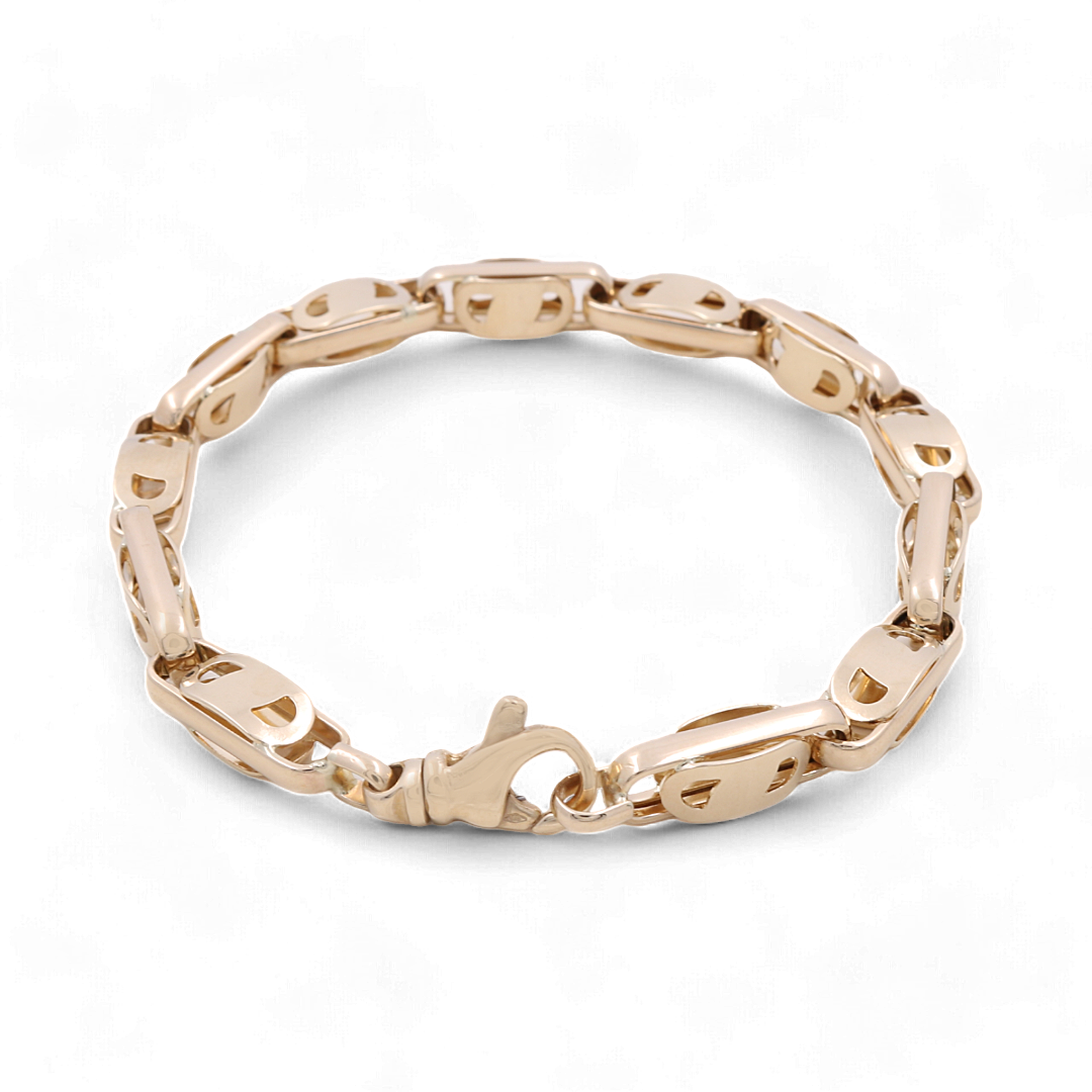 14K Yellow Gold Fashion Italian Bracelet