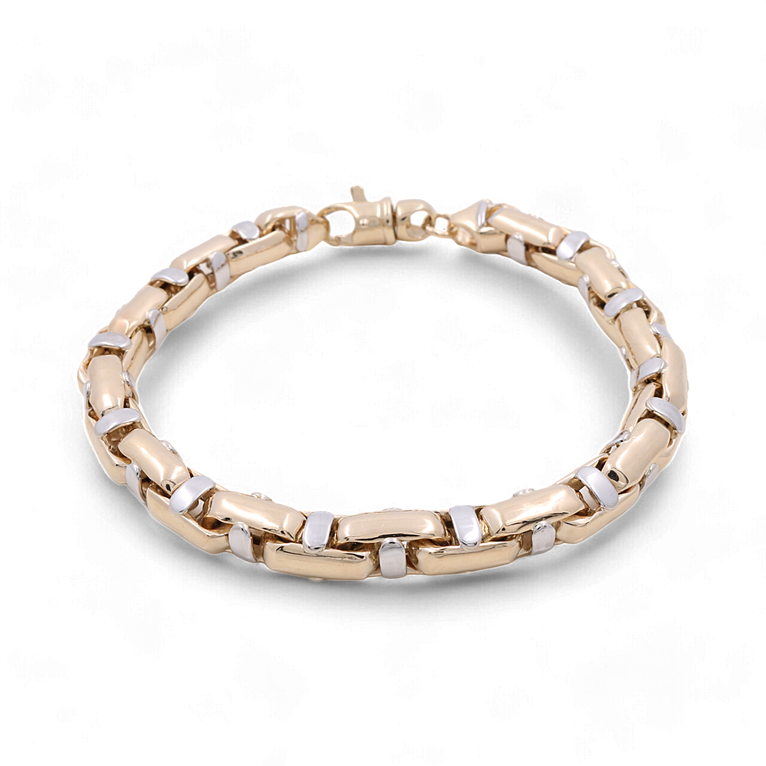 14K Yellow Gold Fashion Italian Bracelet