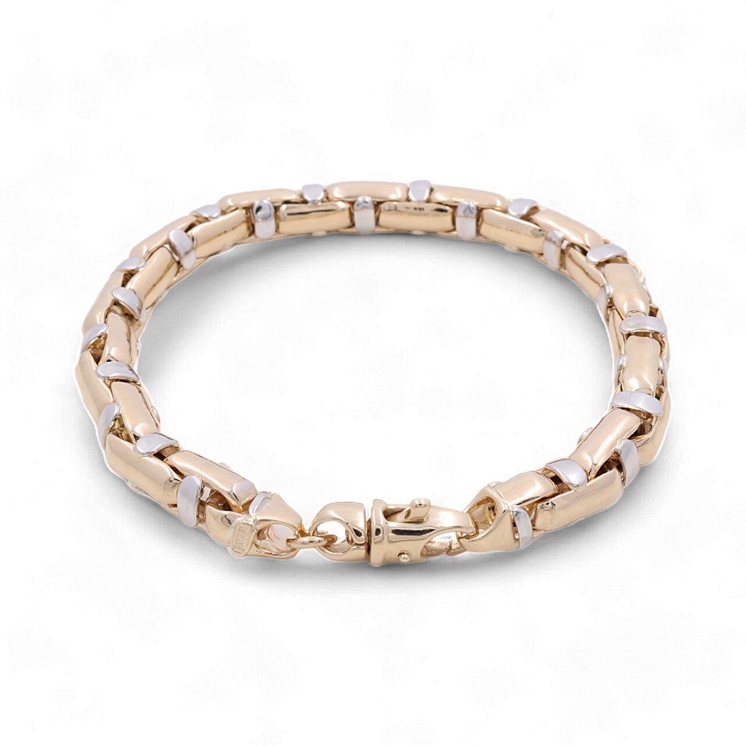 14K Yellow Gold Fashion Italian Bracelet