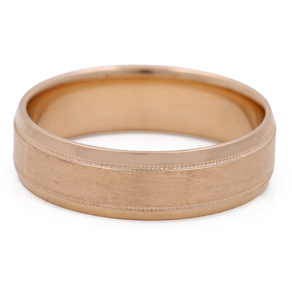 14K Yellow Gold Men's Wedding Band