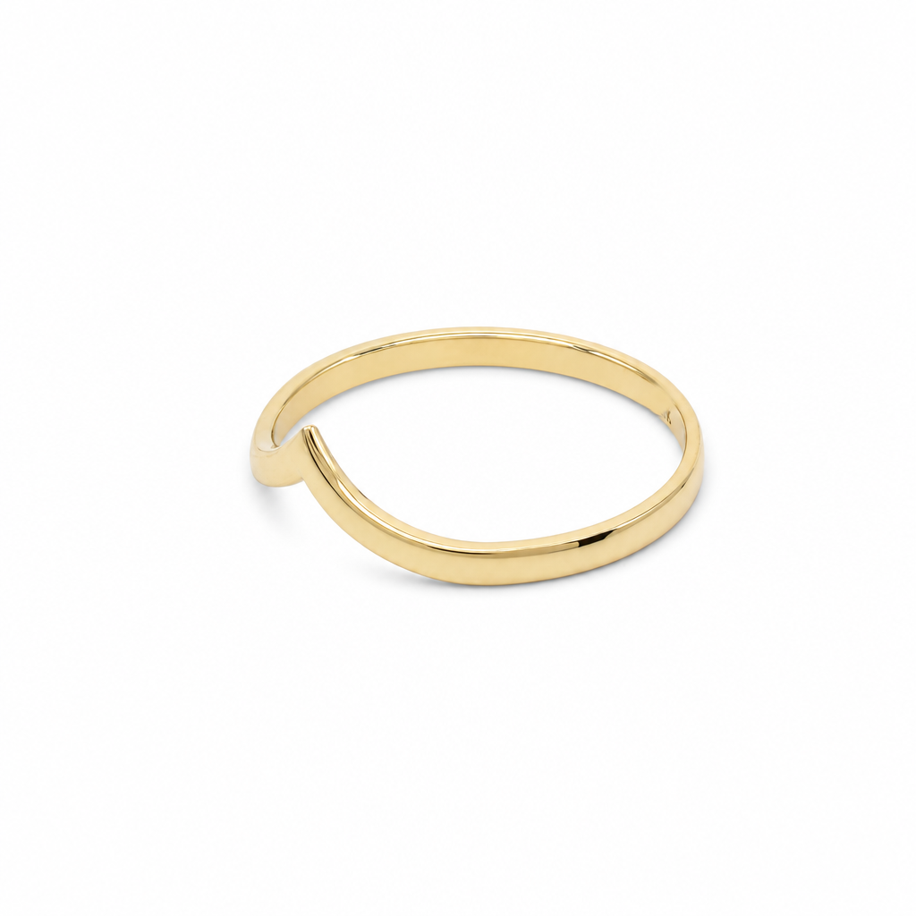 10K Yellow Gold Fashion Women's Ring / Size:6 / Weight: 1.1 GR / DQWR0FS-124