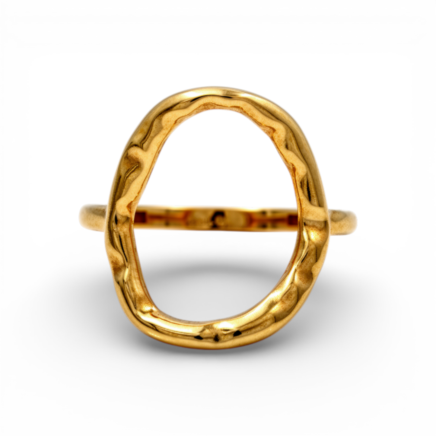 10K Yellow Gold Fashion Women's Ring / Size: 7.5 / Weight: 1.1 GR / DQWR0FS-46