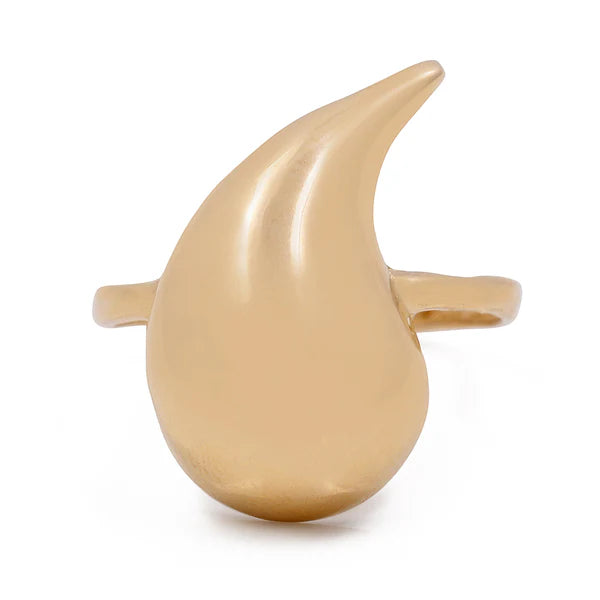 14k Yellow Gold Women's Drop Ring / Size 8 Large / Weight 2.8 GR / COWR4DR