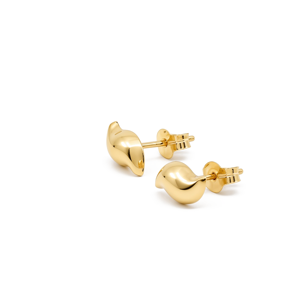 14K Yellow Gold Fashion Stud Earrings / 6-B11201PF5