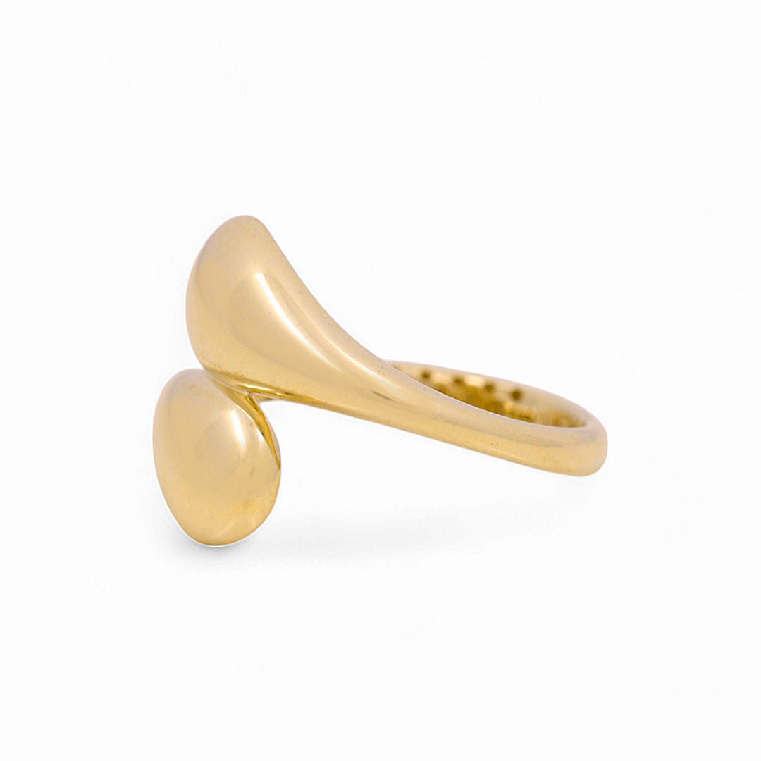 10K Yellow Gold Fashion Women's Ring / Size: 7 / Weight: 1.8 GR / P61R-9