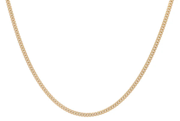 14K Yellow Gold Solid Cuban Link Chain / Size: 4mm 22" / Weight: 27.3 GR / SCCACH4CL4-22