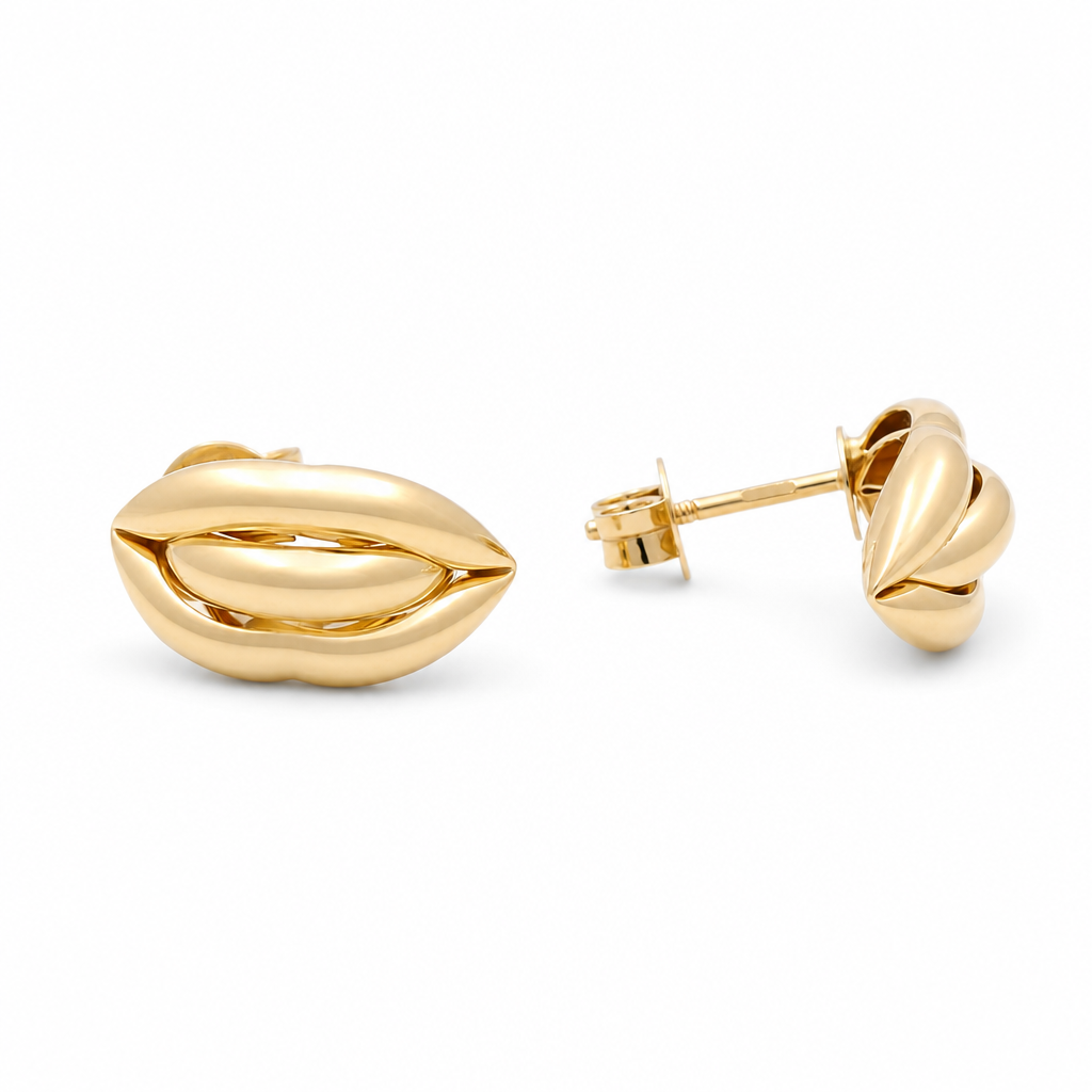 10K Yellow Gold Fashion Earrings / Weight: 2 GR / ORC140