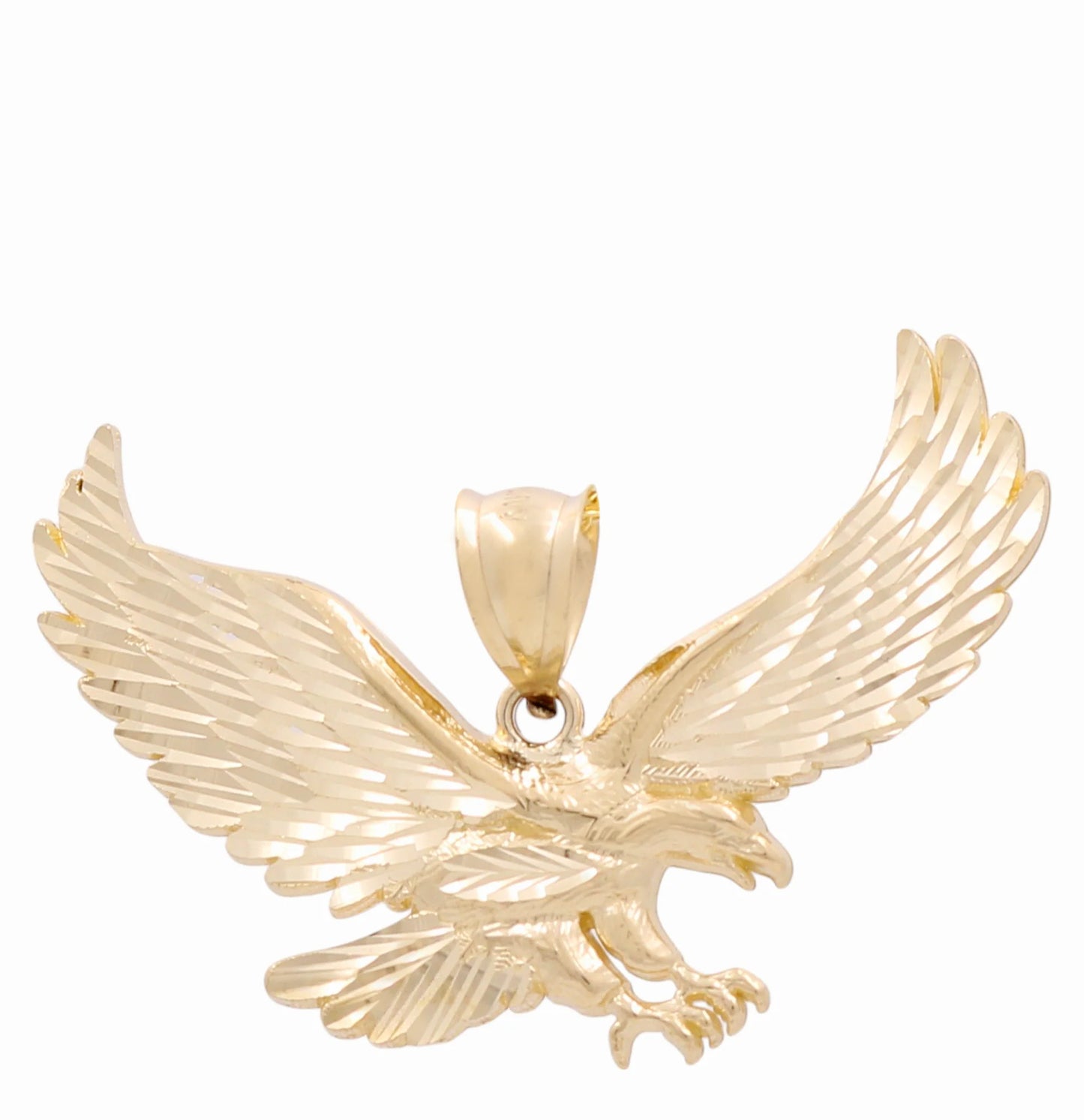 14K Yellow Gold Eagle Pendant / Weight: 6.4 GR / DAPD4EG