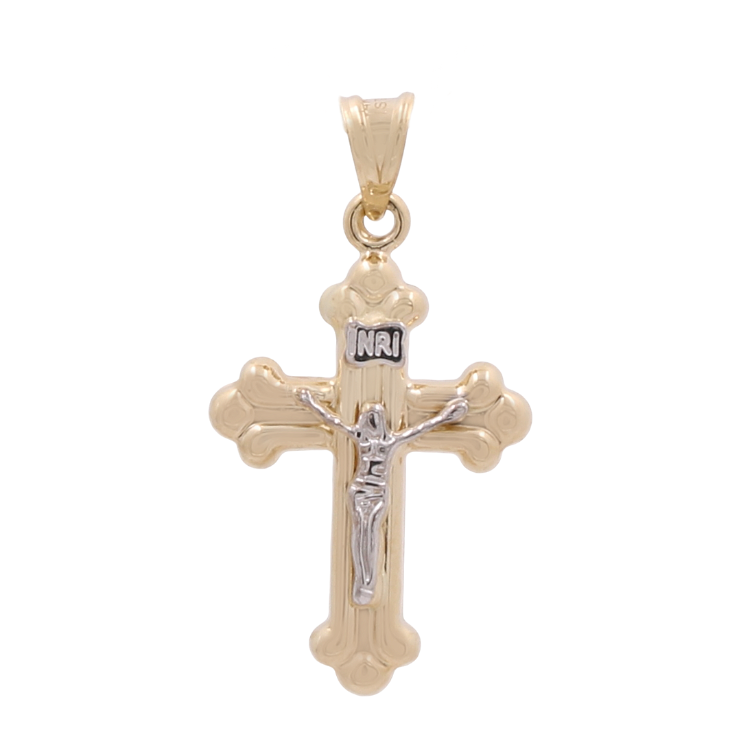 14K Yellow Gold Cross Pendants / Weight: 1.3 GR / COPD4CRS-26