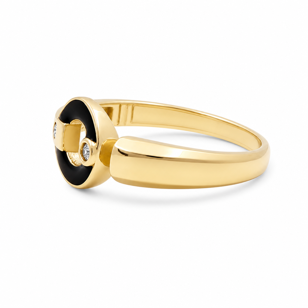 14K Yellow Gold Fashion Women's Rings / Size: 7 / Weight: 2.2GR / 177-02222