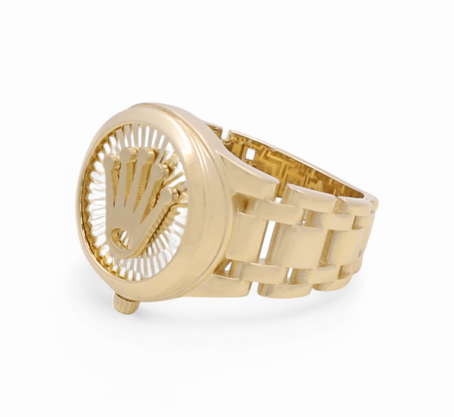 14K Yellow Gold Fashion RX Men's Ring / Size: 10.5 / Weight: 6.8GR / DQMR4RX