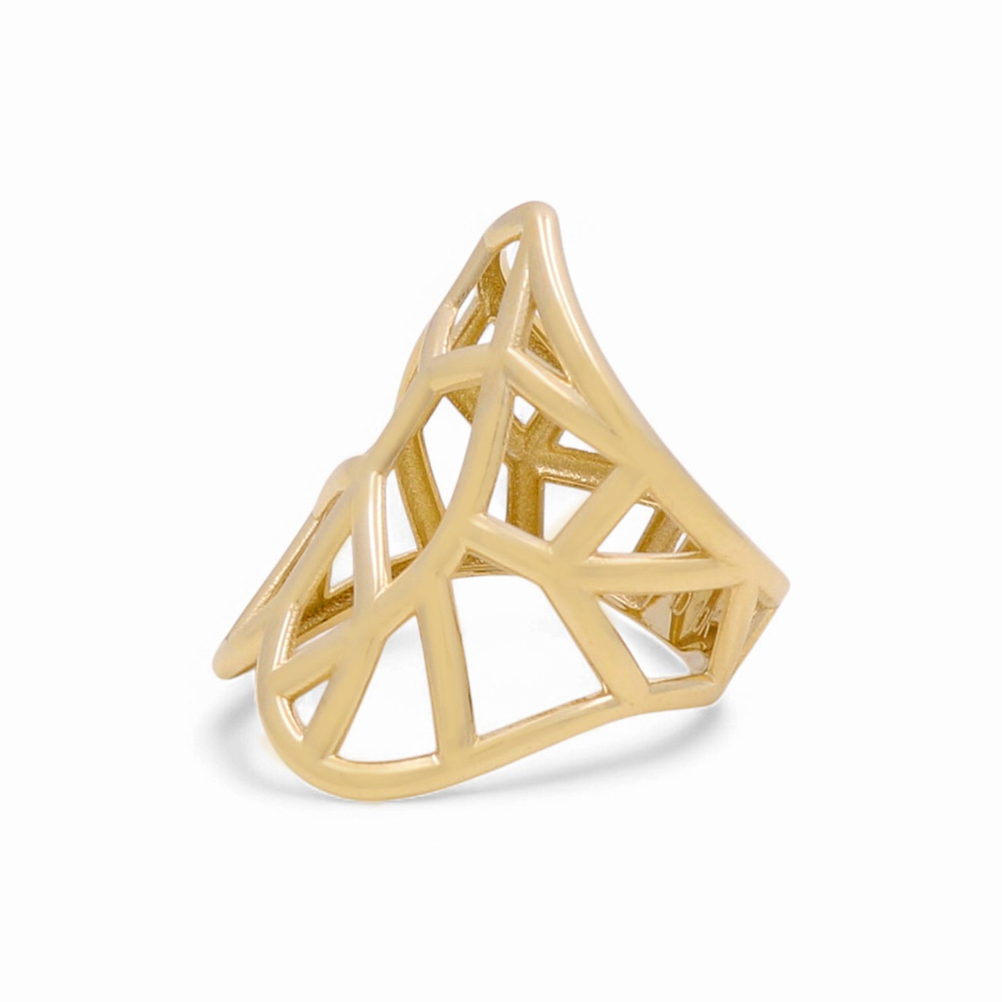 10K Yellow Gold Fashion Women's Ring / Size: 7 / Weight: 2.7 GR / Y24-820