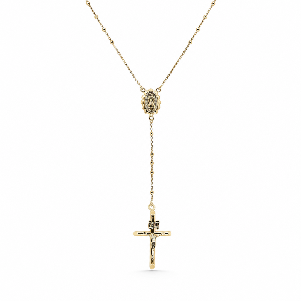 14K Yellow Gold Rosary / Size: 22" / Weight: 4.5 GR / DEENK4RS-2