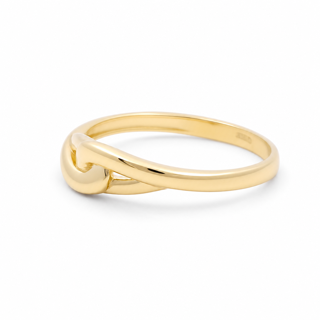 10K Yellow Gold Fashion Women's Ring / Size: 8 / Weight: 1.4 GR / DQWR0FS-78